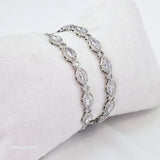 The Faye Whitegold A.D Bangle