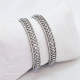 The Alora Whitegold A.D Bangle