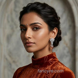 The Humera Whitegold A.D Earring