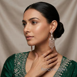 The Sera Rosegold A.D Earring