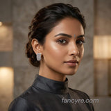 The Bharani Whitegold A.D Earring