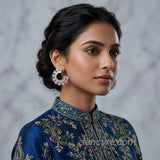 The Ulfu Whitegold A.D Earring