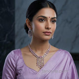 The Charvi Whitegold A.D Necklace