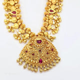 The Anjana Antique Goldforming Saaj