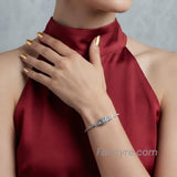 The Ondina Whitegold A.D Bracelet