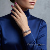 The Shanaya Whitegold A.D Bracelet