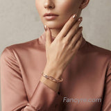 The Nico Rosegold A.D Bracelet