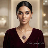 The Noliya Victorian Polish Pendant Earring