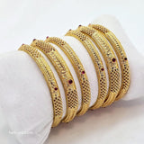 The Lata Antique Goldforming Bangle