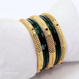 The Lata Antique Goldforming Bangle
