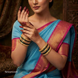 The Lata Antique Goldforming Bangle