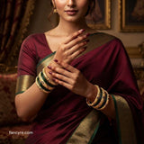 The Nitima Antique Goldforming Bangle