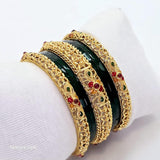 The Kumud Antique Goldforming Bangle