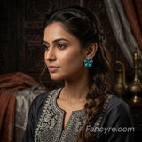 The Becky Oxidized Earring