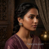 The Portia Oxidized Earring