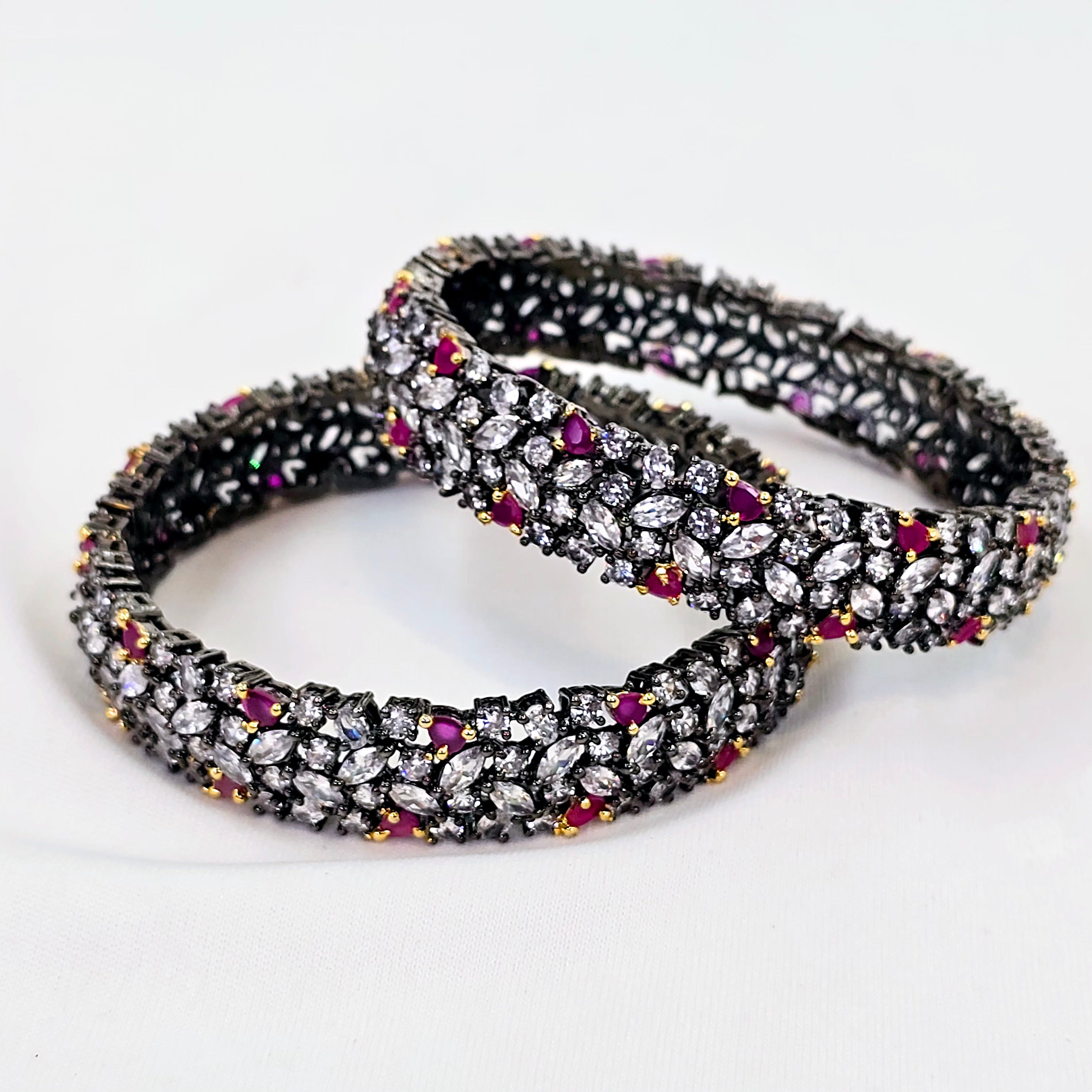 The Gemma Blackgold A.D Bangle