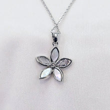 The Nova Whitegold A.D Pendant Earring Set