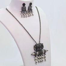 The Sage Oxidized Long Necklace