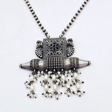 The Sage Oxidized Long Necklace