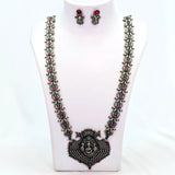 The Mary Oxidized Long Necklace