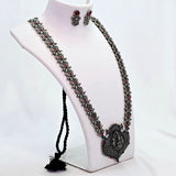 The Mary Oxidized Long Necklace