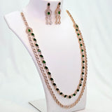 The Daisy Rosegold A.D Long Necklace