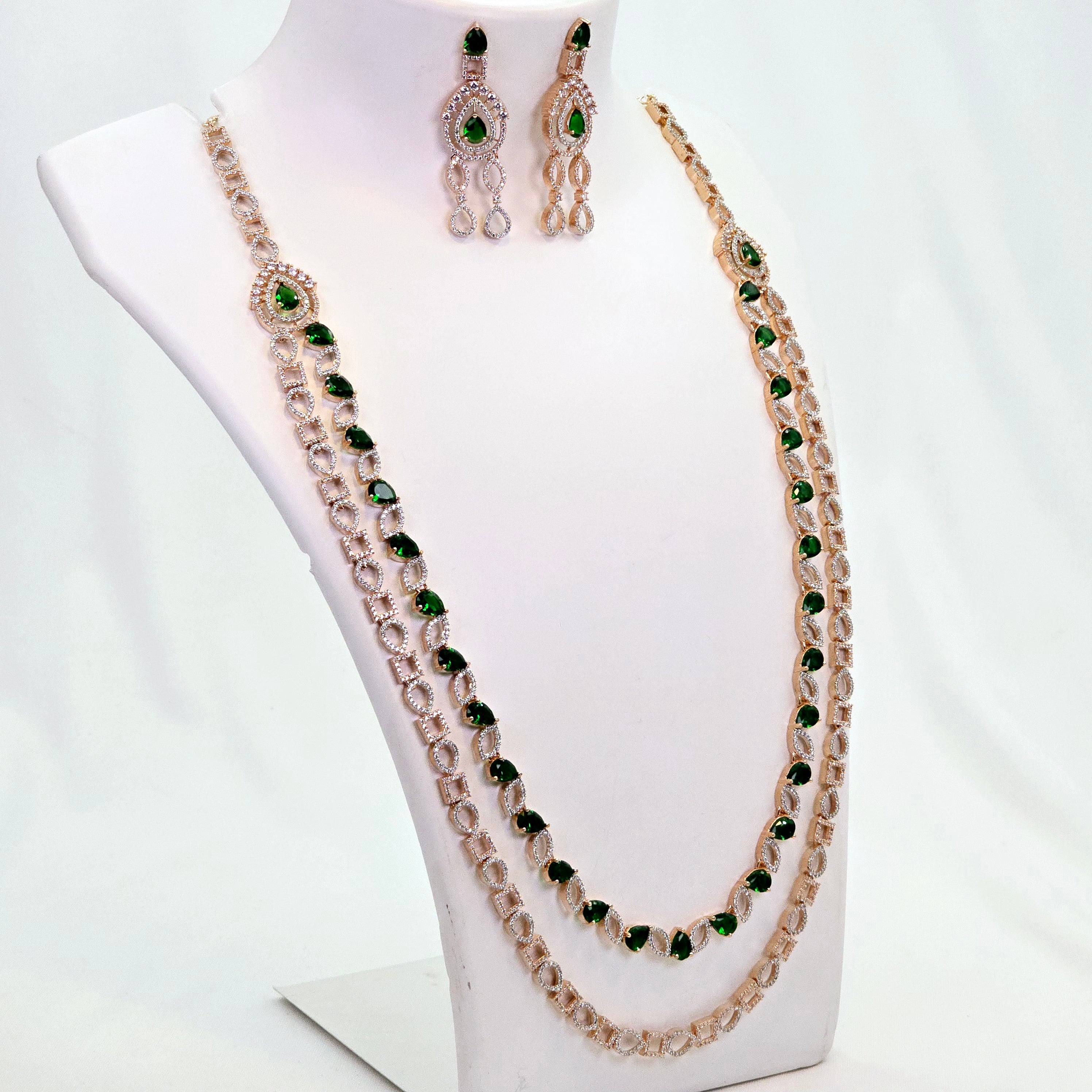 The Daisy Rosegold A.D Long Necklace