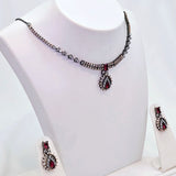 The Diana Blackgold A.D Necklace