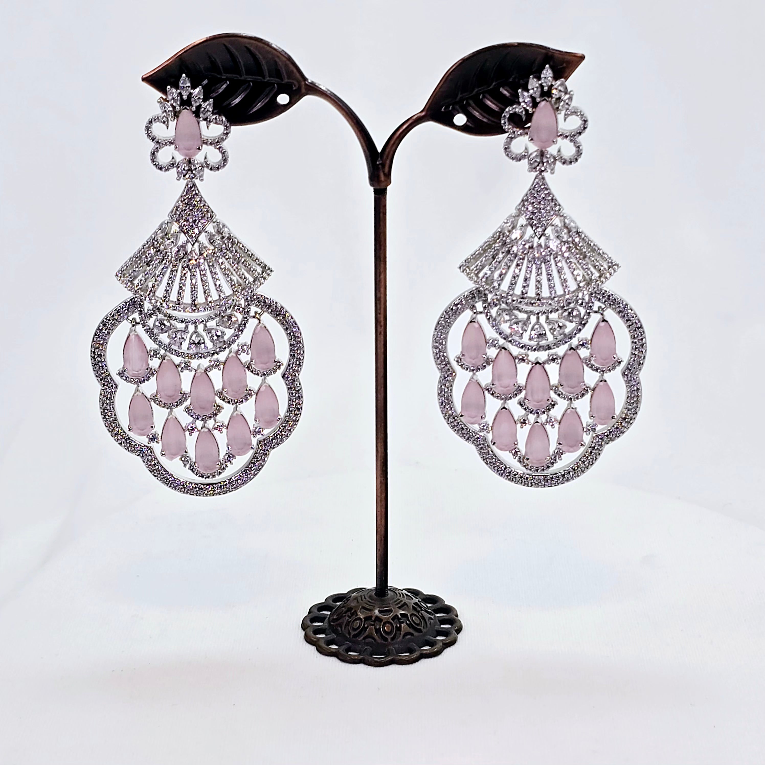 The Brinley Whitegold A.D Earring