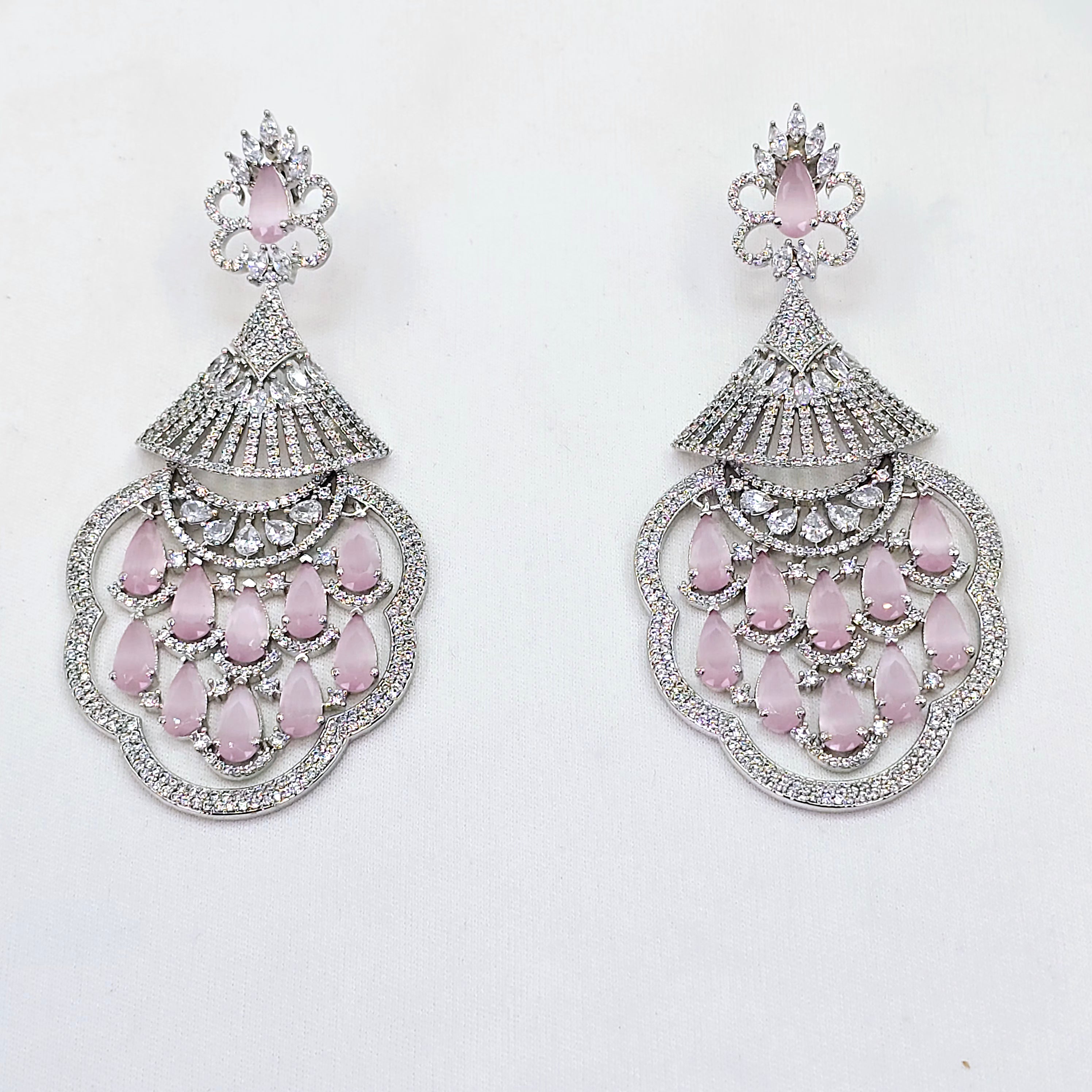 The Brinley Whitegold A.D Earring