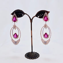 The Capri Rosegold A.D Earring