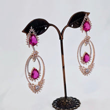 The Capri Rosegold A.D Earring