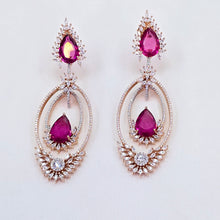 The Capri Rosegold A.D Earring