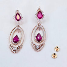 The Capri Rosegold A.D Earring