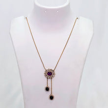 The Teresa Rosegold A.D Pendant Earring Set