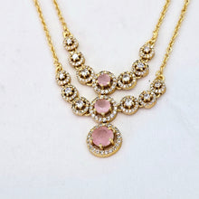 The Agraja Kempu Pendant Earring Set