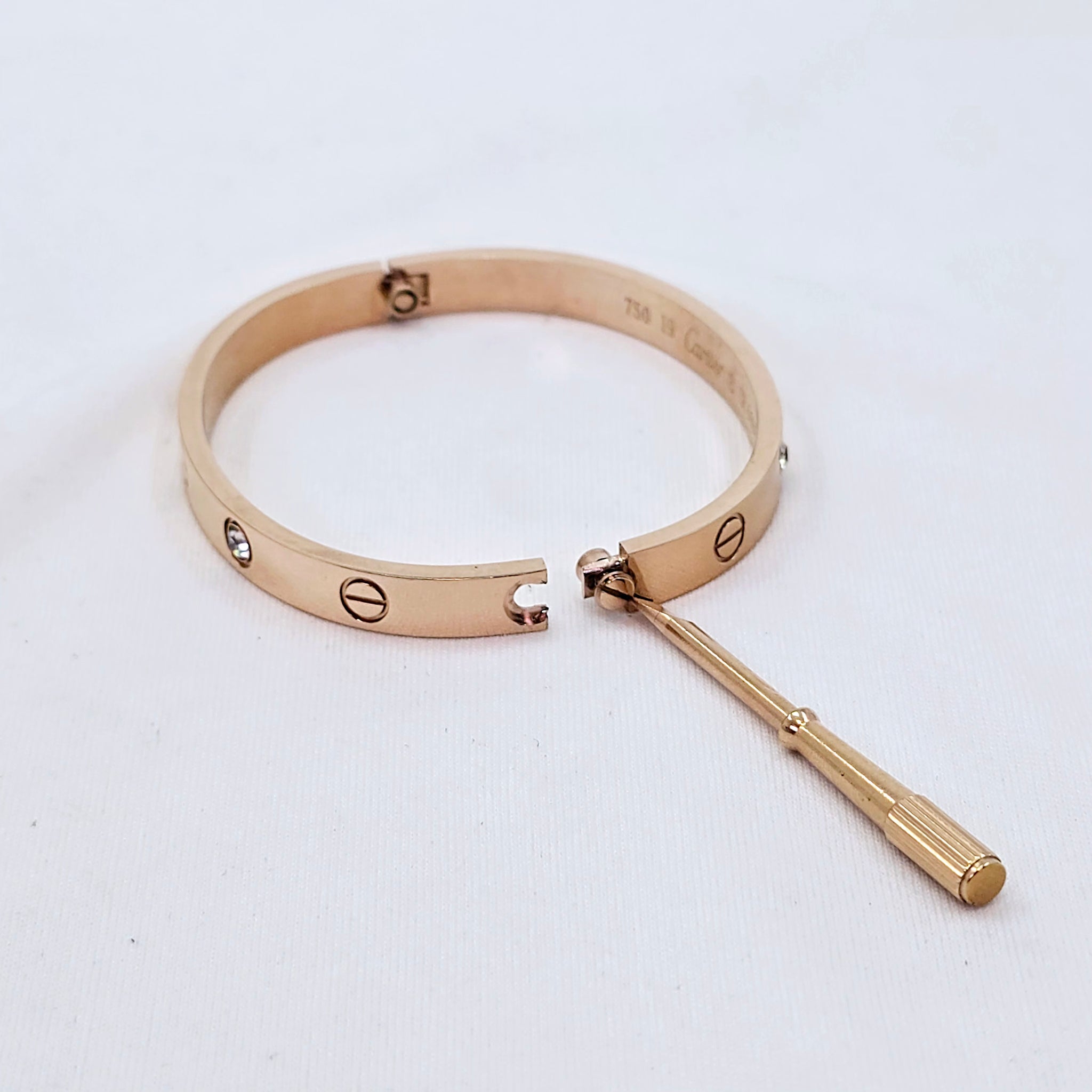 The Trinity Rosegold A.D Bracelet