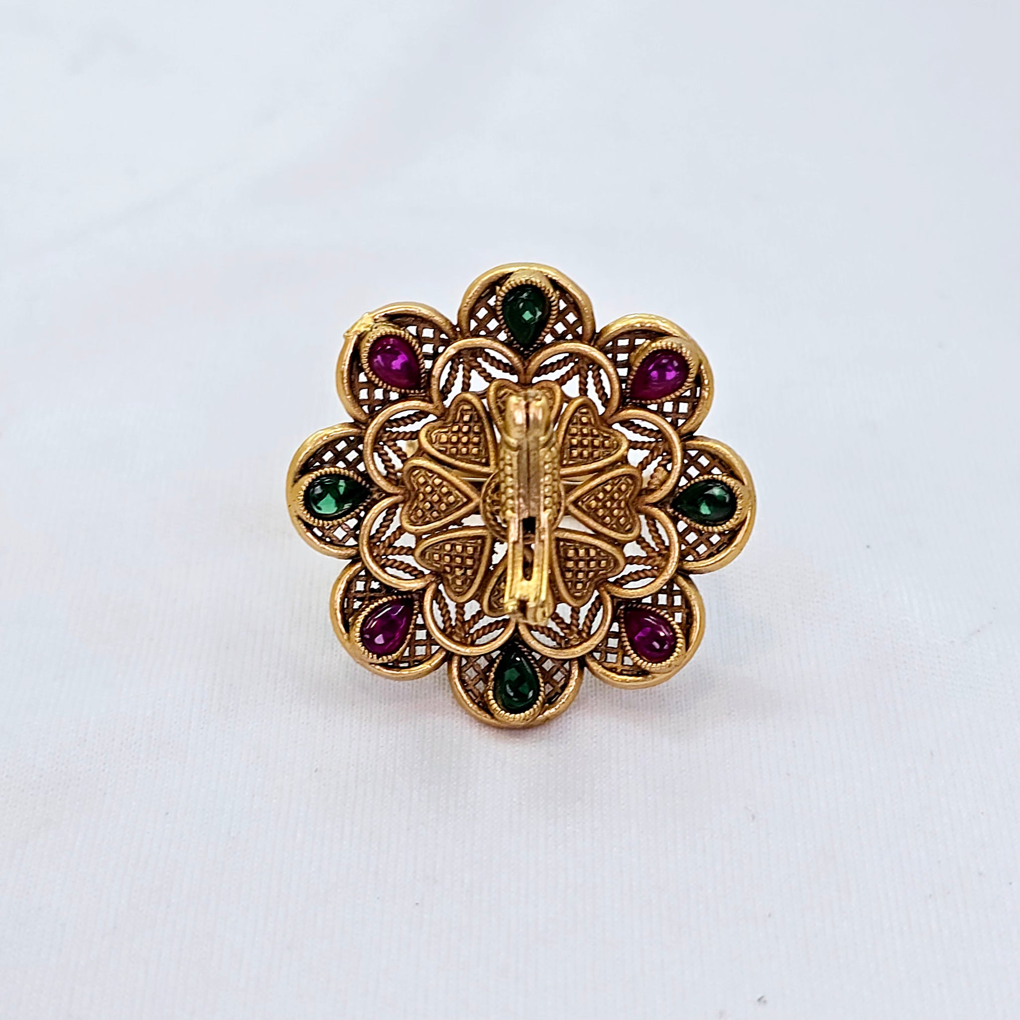 The Ambika Kempu Ring