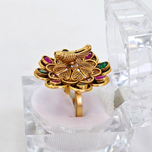 The Ambika Kempu Ring