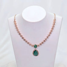 The Nadine Rosegold A.D Necklace