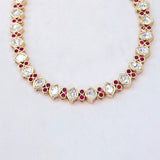 The Cally Rosegold A.D Necklace
