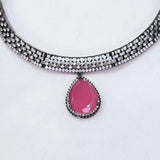 The Michiko Blackgold A.D Necklace