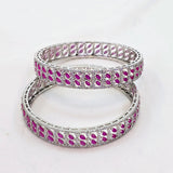 The Ananya Whitegold A.D Bangle