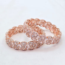 The della Rosegold A.D Bangle