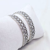 The Betsy Whitegold A.D Bangle