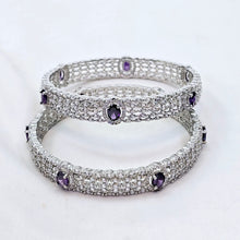 The Alegra Whitegold A.D Bangle