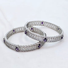 The Alegra Whitegold A.D Bangle