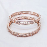 The Delphy Rosegold A.D Bangle