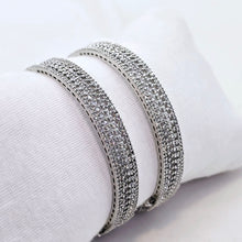 The Alba Whitegold A.D Bangle