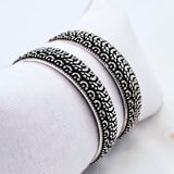 The Padmakshi Oxidized Bangle